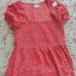 Lost + Wander Women’s Smocked Floral Dress – Size Large